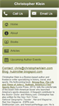Mobile Screenshot of christopherklein.com